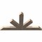 Ekena Millwork Saratoga Smooth Timber Gable Bracket, Douglas Fir, 60"W x 32"H x 3 1/2"D x 5 1/2"F, 13/12 Pitch GBW060X32X0406SAR00SDF - alternate 5